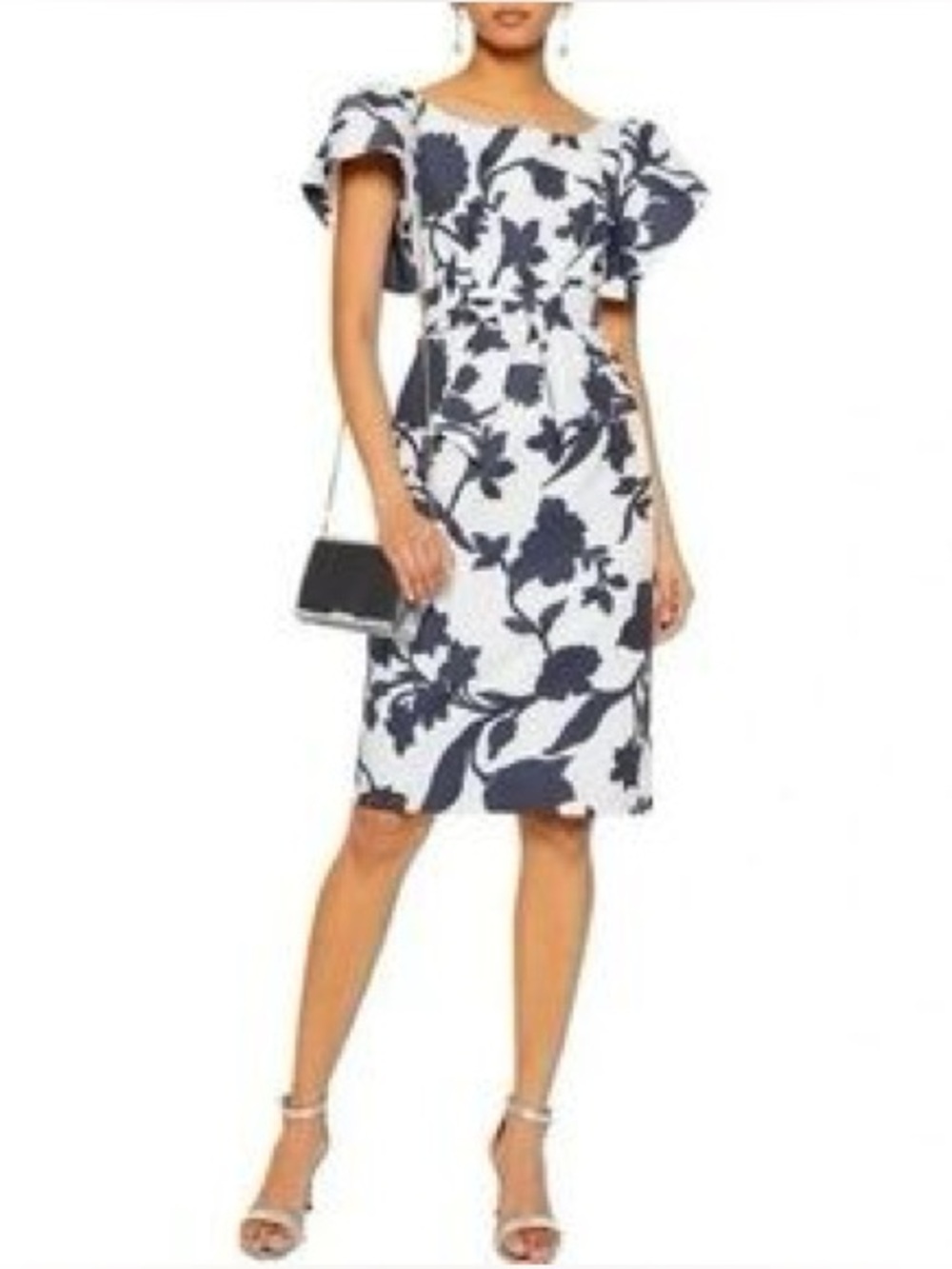 Milly Blue and White “Dakota” Dress